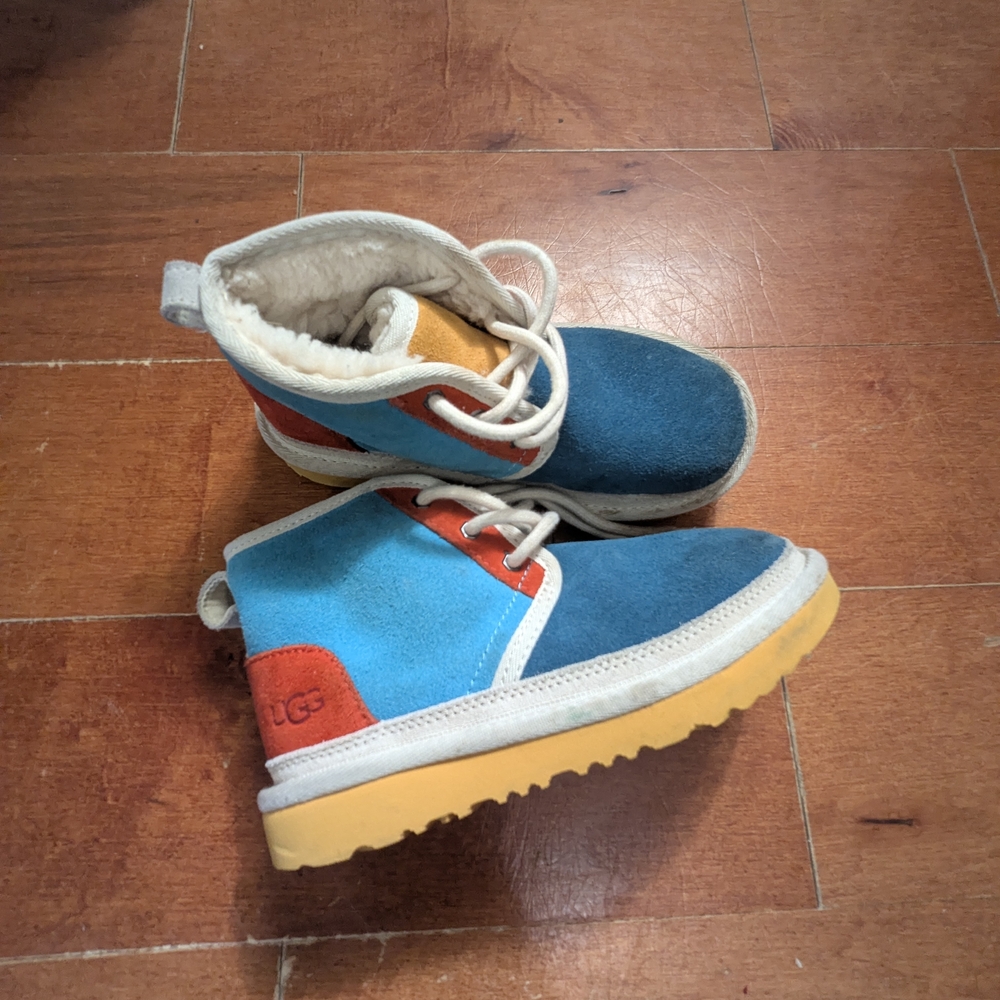 UGG Kids Boots in Blue, Red, and Yellow